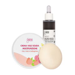 Kit Siero viso Azione Perfezionante + Crema Viso Solida Multifunzione