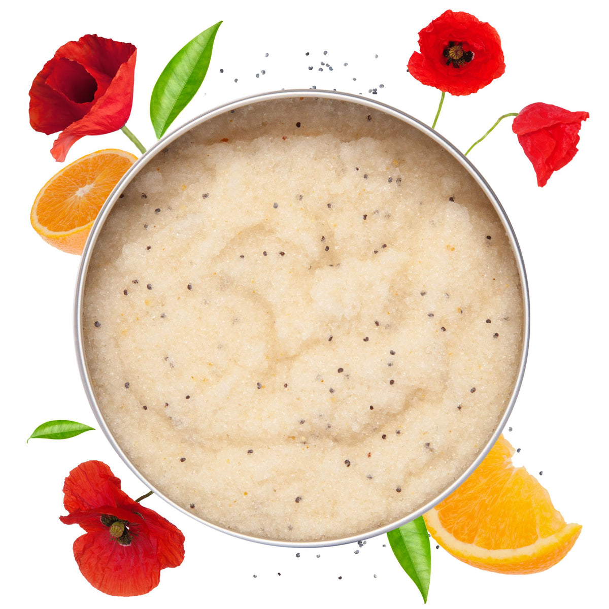 Scrub corpo biologico Arancio Dolce e Papavero
