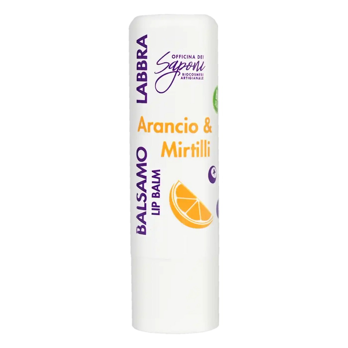 Balsamo Labbra Arancio e Mirtilli