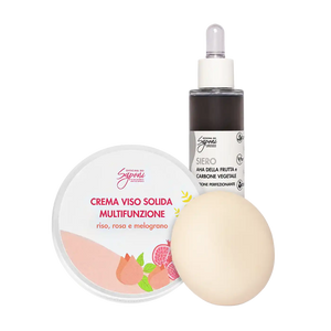 Kit Siero viso Azione Perfezionante + Crema Viso Solida Multifunzione